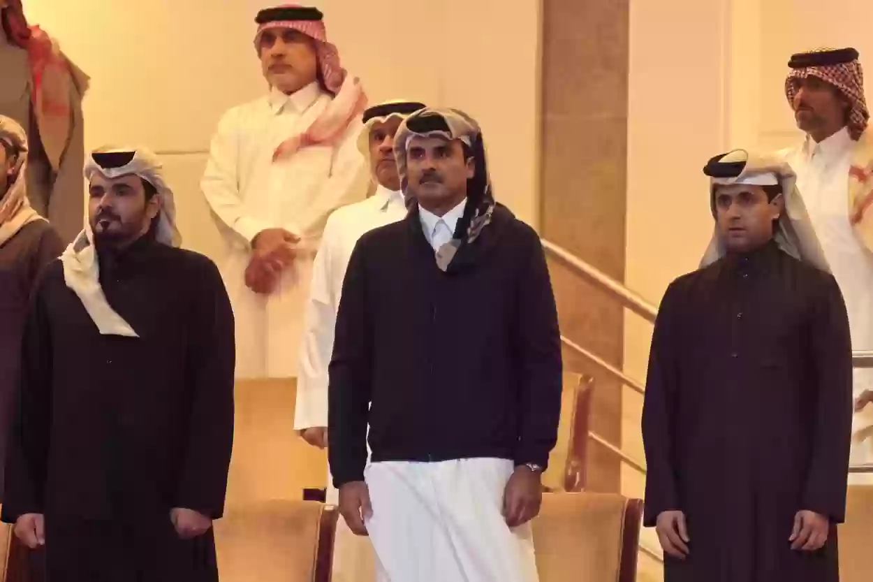 رد فعل أمير قطر بعد التأهل لنصف النهائي يخطف أنظار الجماهير