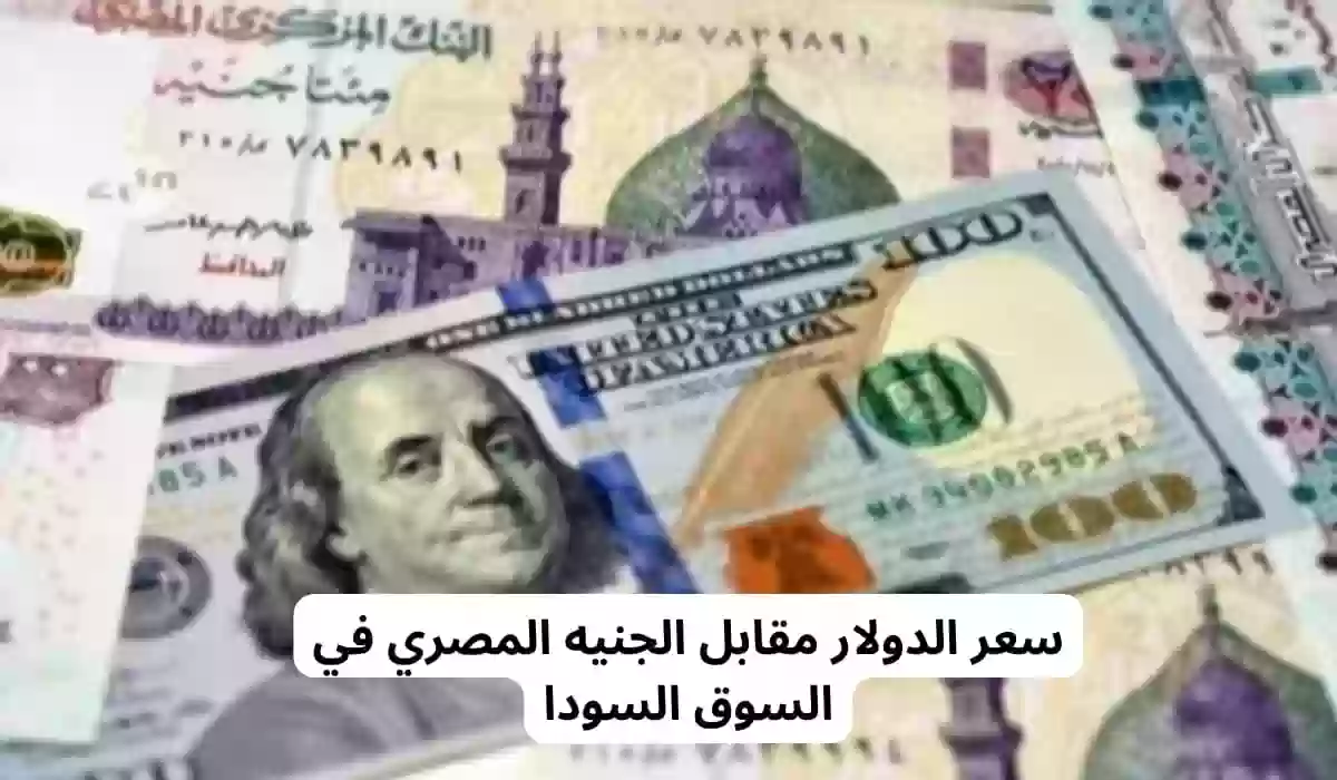 سعر دولار أمريكي مقابل جنيه مصري في السوق السوداء