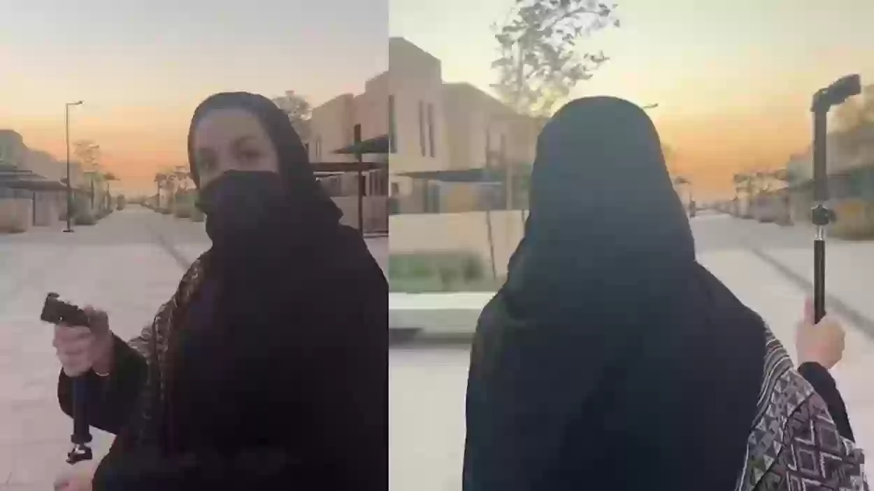فتاة سعودية تقلد 