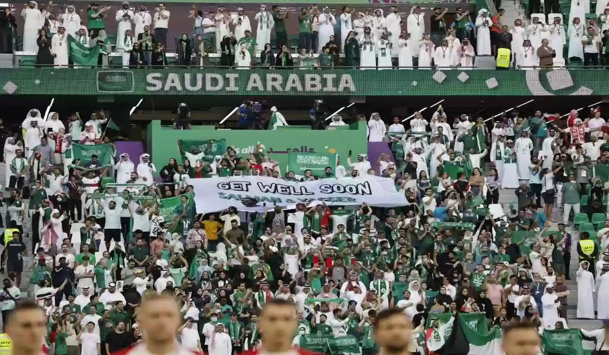 شاهد ما فعلته الجماهير السعودية بعد نهاية مباراة المنتخب السعودي والمنتخب العماني!