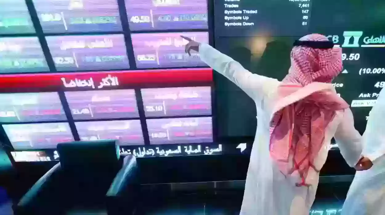 حالة الأسهم والمؤشرات في البورصة السعودية اليوم