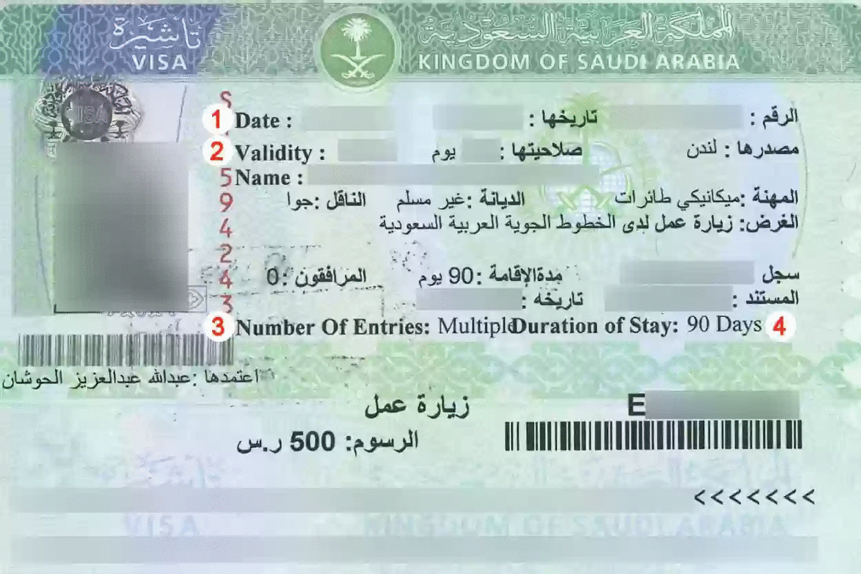 خطوات الاستعلام عن تأشيرة السعودية برقم الجواز 1445- 2024 والأوراق المطلوبة